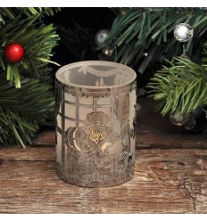 Коледен свещник стъкло