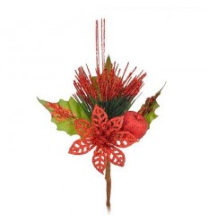 Коледна декорация червена