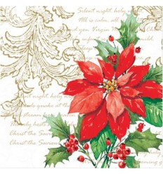 Салфетки коледна звезда