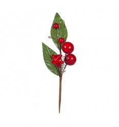 Коледна декорация червена