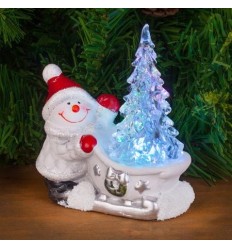Статуетка Снежко светеща