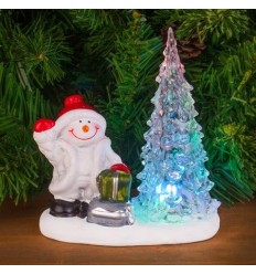 Статуетка Снежко светеща