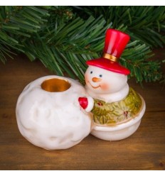 Свещник снежно човече