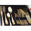 HERDMAR Комплект прибори за хранене “SANTAMARTA“- 24 части - позлатени
