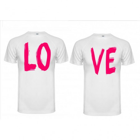 Комплект тениски за влюбени