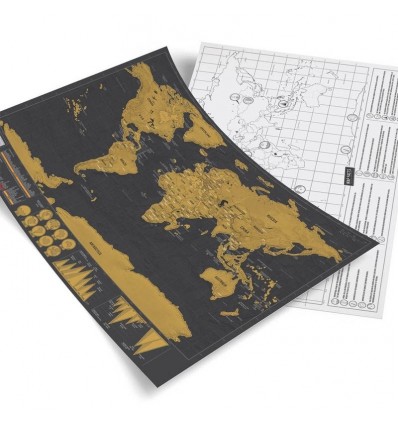 Скреч карта Делукс