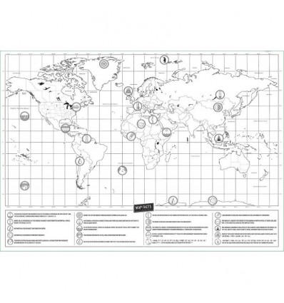 Скреч карта Делукс