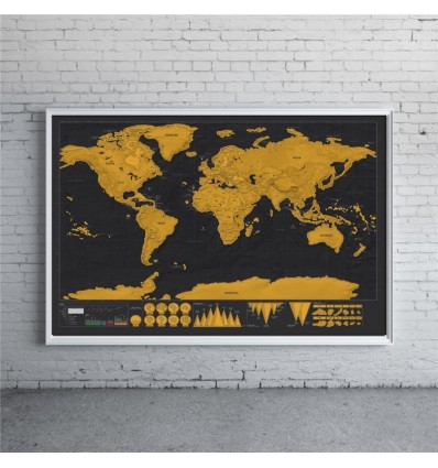 Скреч карта Делукс