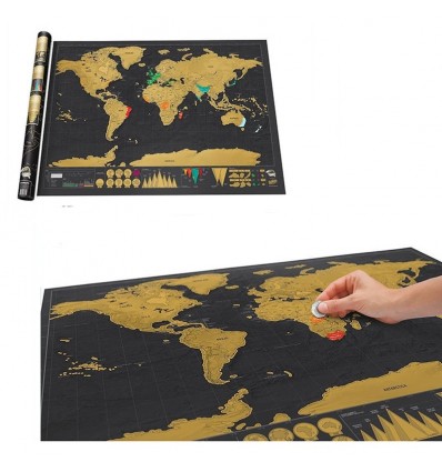 Скреч карта Делукс