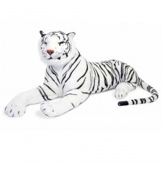 Плюшен бял тигър