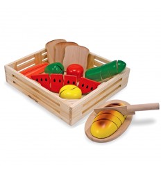 Дървена храна с дъска и...