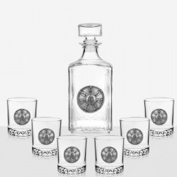 Сет бутилка розета + 6чаши...