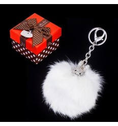 Ключодържател заек пух