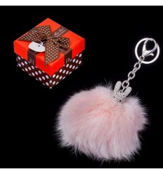 Ключодържател заек пух