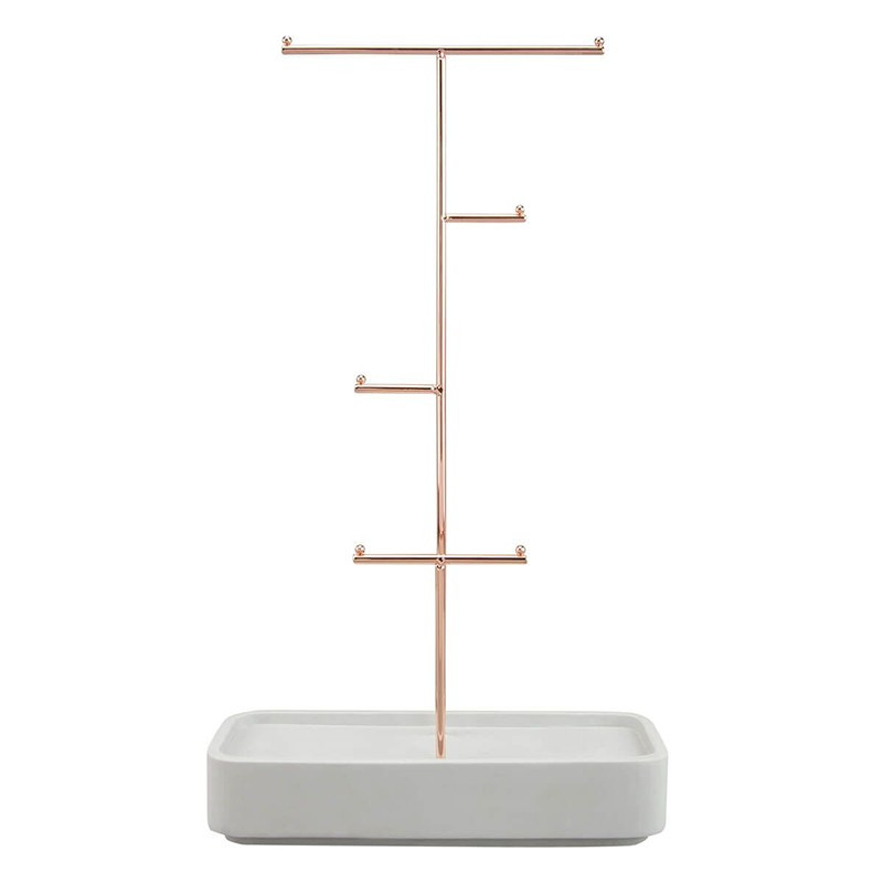 Поставка за бижута розово злато