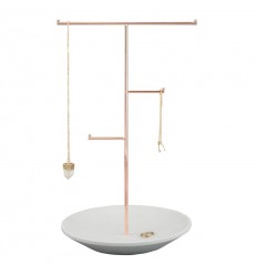 Поставка за бижута розово злато