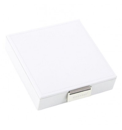 Кутия за бижута с капак бяла