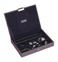 Кутия за бижута с капак лилаво