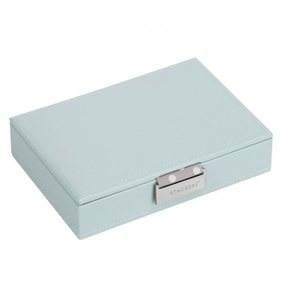 мини кутия за бижута с капак св.синьо сиво