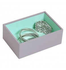 мини кутия за бижута дълбока сиво мента