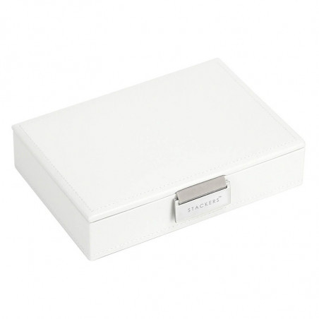 мини кутия за бижута с капак бяло сиво