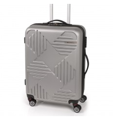 ABS куфар 66см. сребрист -...